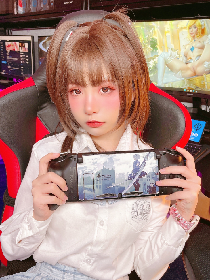 已补【福利姬/写真】爆机少女喵小吉 拉克丝电玩时间 Cosplay 第3张